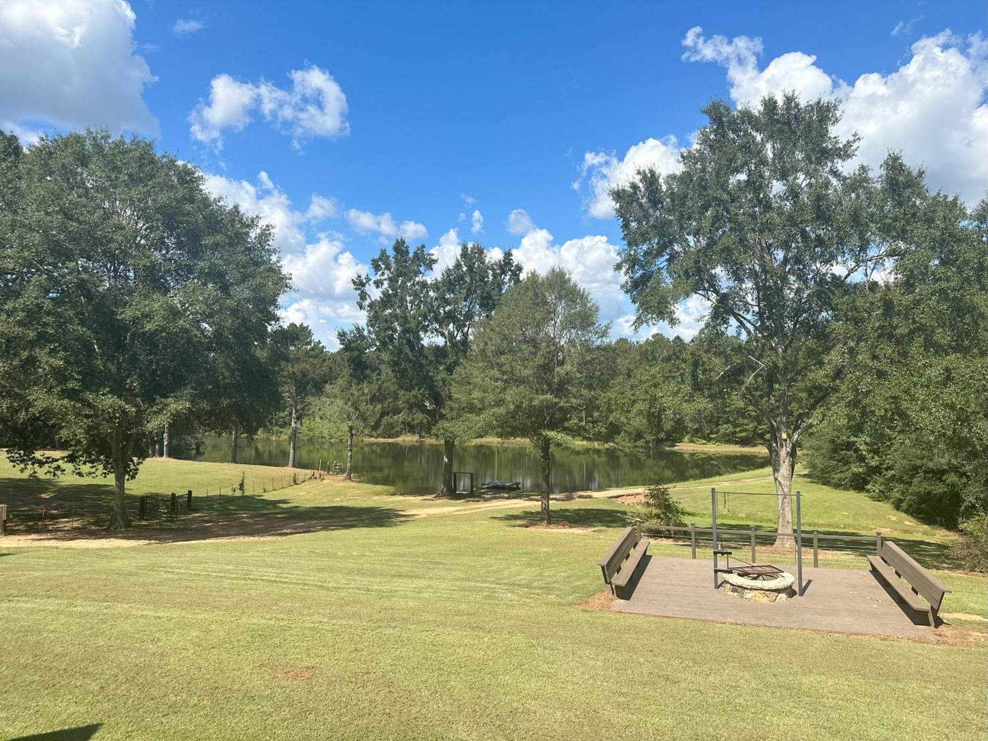 Refuge Ranch Retreat Log Cabin Lake 53+ Acres Locust Grove Exteriér fotografie