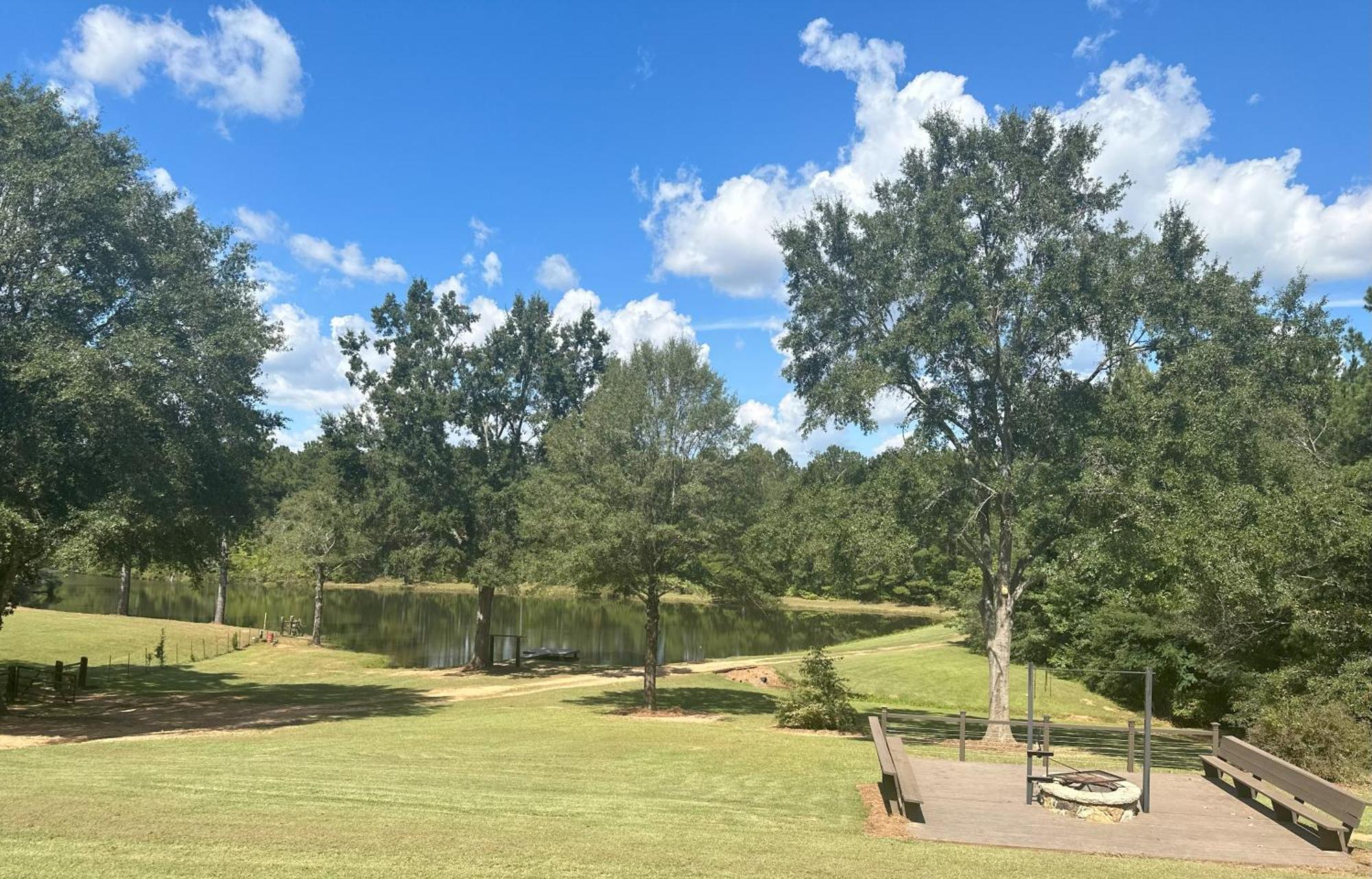 Refuge Ranch Retreat Log Cabin Lake 53+ Acres Locust Grove Exteriér fotografie