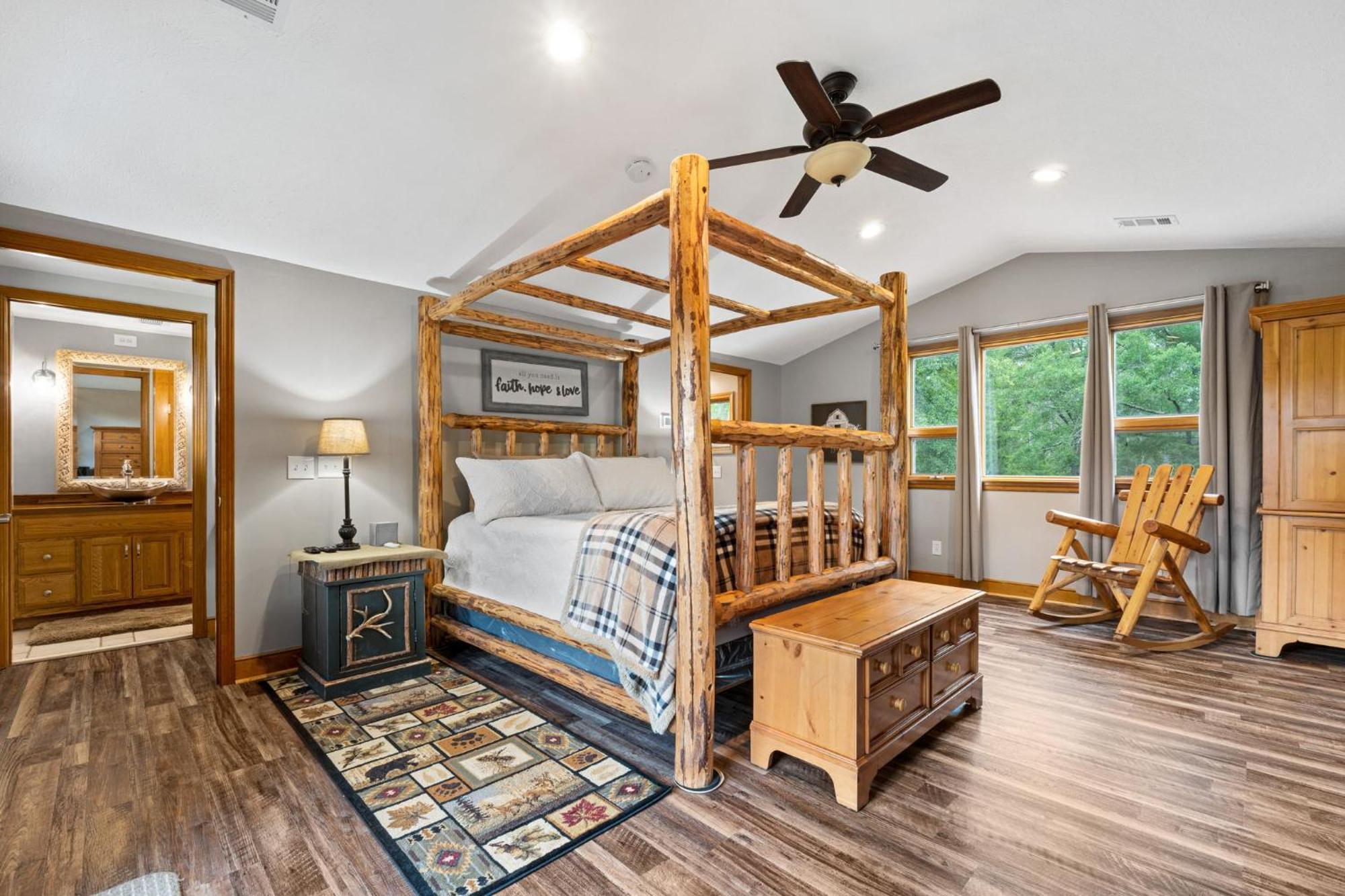 Refuge Ranch Retreat Log Cabin Lake 53+ Acres Locust Grove Exteriér fotografie