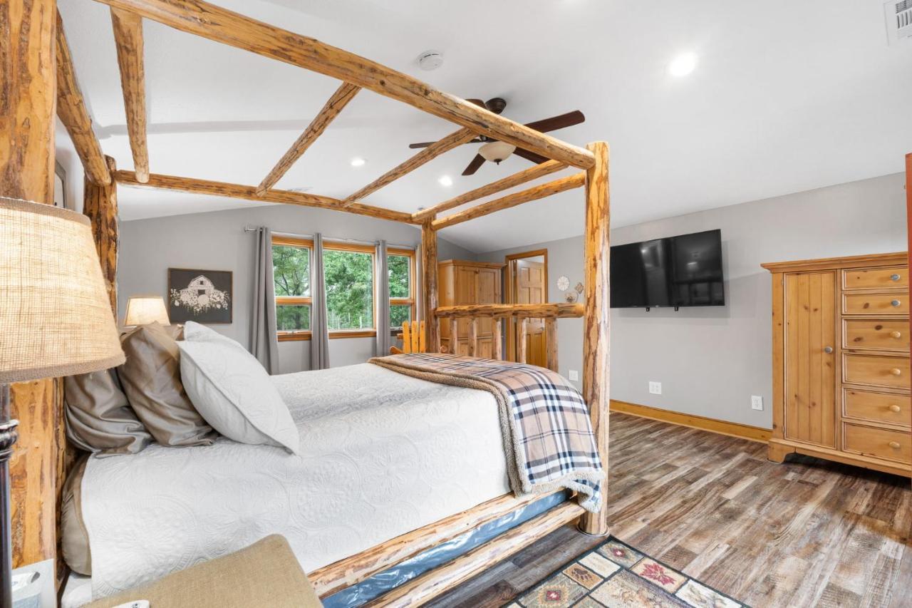Refuge Ranch Retreat Log Cabin Lake 53+ Acres Locust Grove Exteriér fotografie