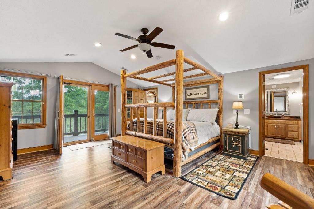 Refuge Ranch Retreat Log Cabin Lake 53+ Acres Locust Grove Exteriér fotografie